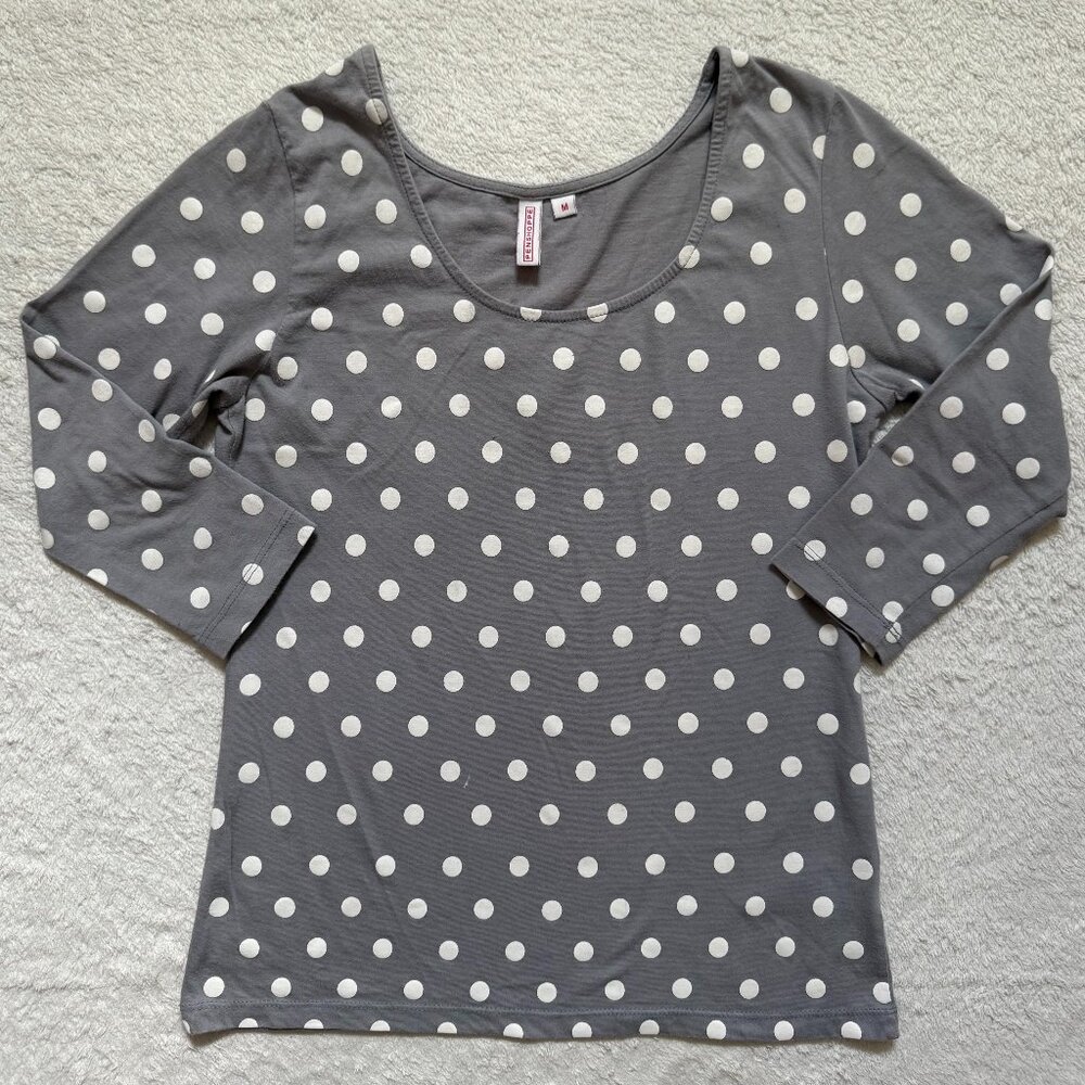 Penshoppe Polka Dot Grey Tee